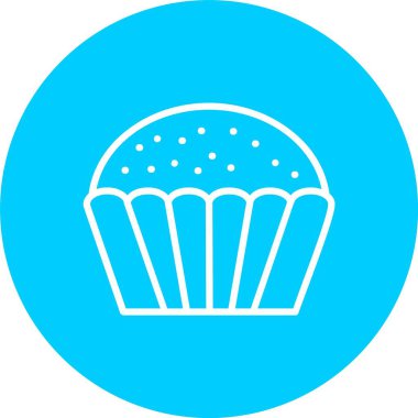 Kek Vektörü Simgesi Tasarımı