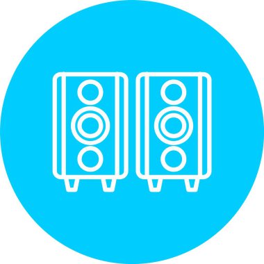 Loudspeaker Vector Icon Design