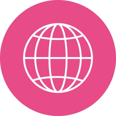 Globe Vector Icon Design