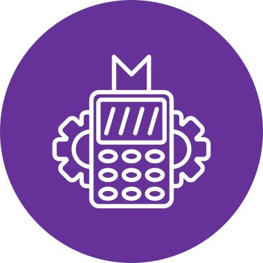 Pos Terminal Vector Icon Design