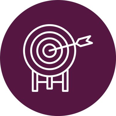 Hedef vektör simgesi tasarım