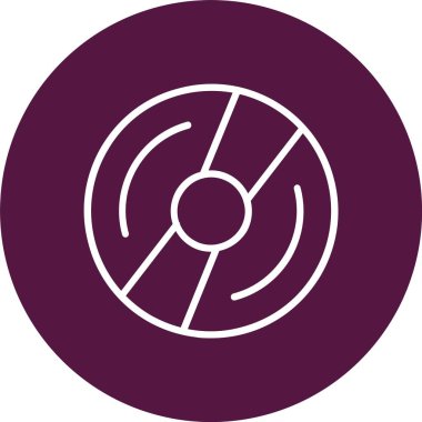 Compact disk Vector Icon Design