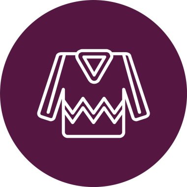 Süveter Vektörü Simgesi Tasarımı