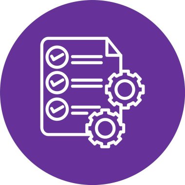 Veri İşleme Vektörü Simgesi Tasarımı