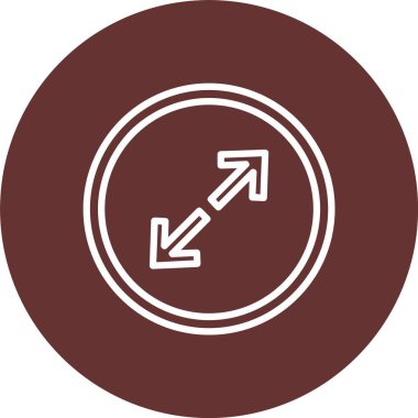 Ok Vektörü Simgesi Tasarımı Büyüt