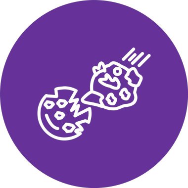 Kırık Vektör Simgesi Tasarımı