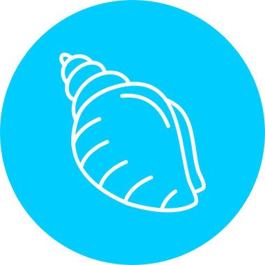 Conch Vector Icon Design