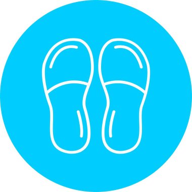 Slippers Vector Icon Design