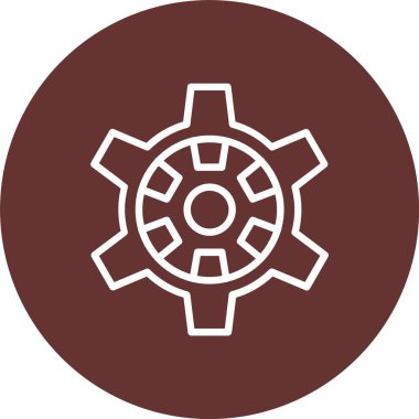 Dişli vektör simgesi tasarım