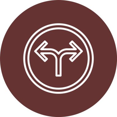 Alternatif Ok Vektörü Simgesi Tasarımı