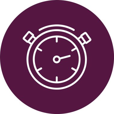 Stopwatch Vektör Simgesi Tasarımı