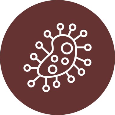 Bakteri Vektör Simgesi Tasarımı