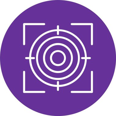 Hedef vektör simgesi tasarım