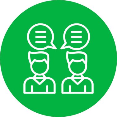 Opinion Vector Icon Design