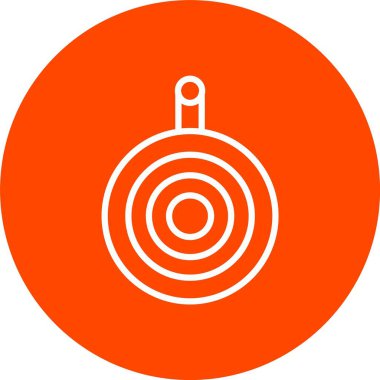 Dartboard Vektör Simgesi Tasarımı