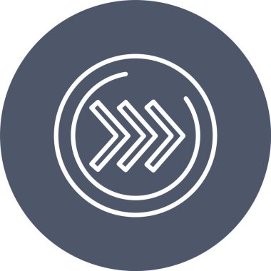 Sağ Sembol Vektör Simgesi Tasarımı