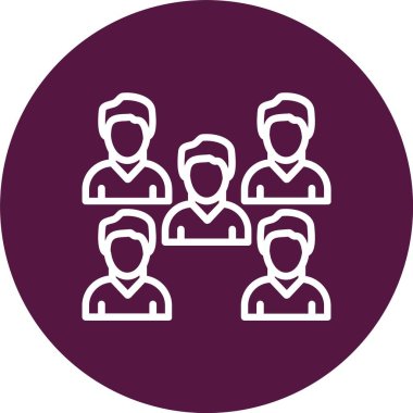 Team Vector Icon Design