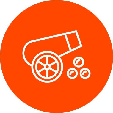 Cannon Vector Icon Design