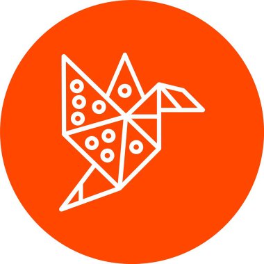 Origami Vector Icon Design