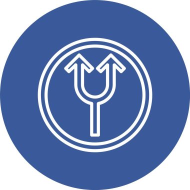 Ok Vektörü Simgesi Tasarımı Böl