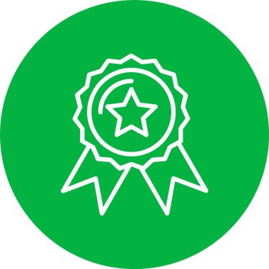 Madalya vektör simgesi tasarım