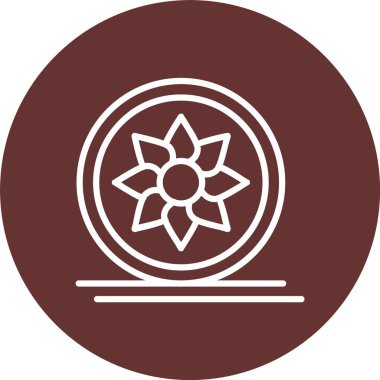 çiçek vektör simge tasarım