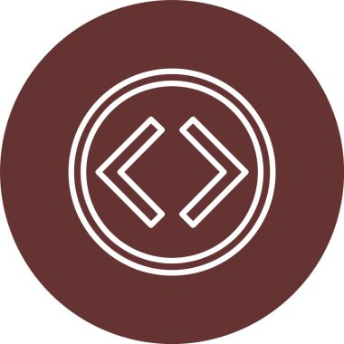 Sol ve Sağ Ok Vektör Simgesi Tasarımı