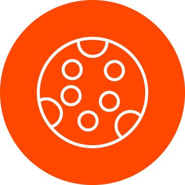 Ay Vektörü Simgesi Tasarımı