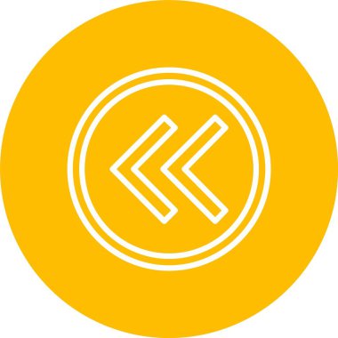 Sol ok vektör simgesi tasarım