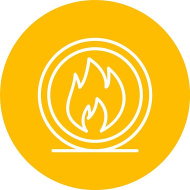 Flame Vector Icon Design