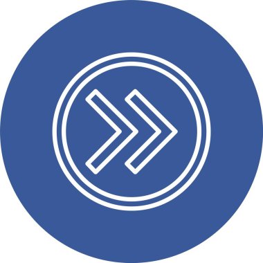 Sağ ok vektör simgesi tasarım