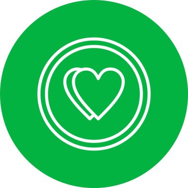 Kalp vektör simgesi tasarım