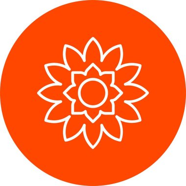 çiçek vektör simge tasarım