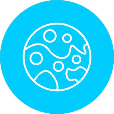 Mars Vektör Simgesi Tasarımı