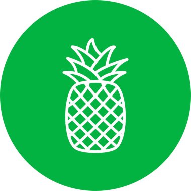 Pine Apple Vector Icon Design