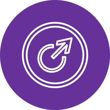 Çıkış Oku Vektör Simgesi Tasarımı