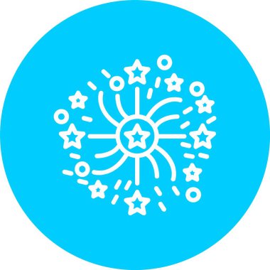 Fireworks Vector Icon Design