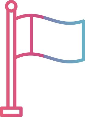 Bayrak Çizgisi Gradyan Tasarımı