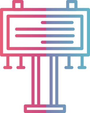 Billboard Çizgisi Gradyan Tasarımı