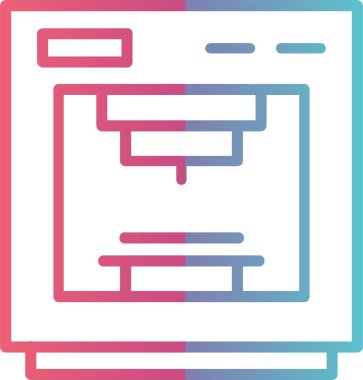 3d Yazıcı Çizgisi Gradyan Tasarımı