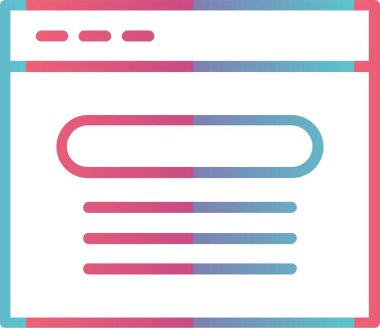 Web Sitesi Çizgisi Gradyan Tasarımı