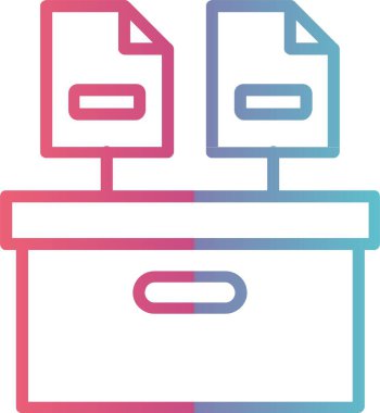 Depolama Kutusu Çizgisi Gradyan Tasarımı