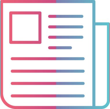 Gazete Satırı Gradyan Tasarımı