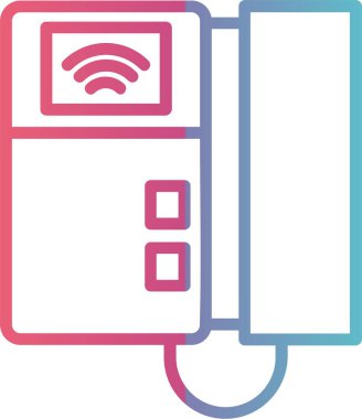 Video Kapısı Telefon Hattı Gradyan Tasarımı