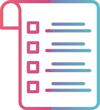 Liste Çizgisi Gradyan Tasarımı Kontrol Et