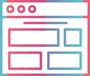 Web Tarayıcı Çizgisi Gradyan Tasarımı