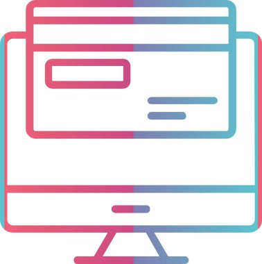 Çevrimiçi Ödeme Çizgisi Gradyan Tasarımı