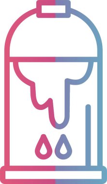 Kova çizgi gradyan tasarımını boya