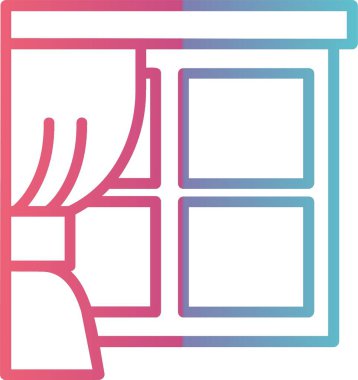 Perde Çizgisi Gradyan Tasarımı