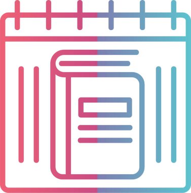 Takvim Çizgisi Gradyan Tasarımı